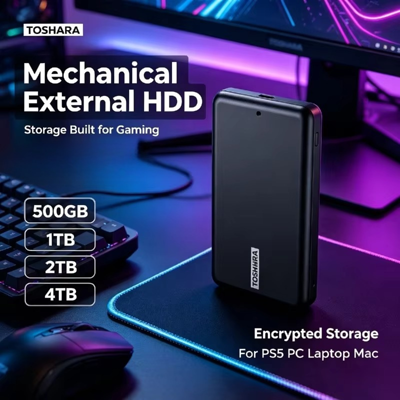 TOSHARA A5 Portable SSD 4TB 2T - огляд і ціна Ssd 500Gb