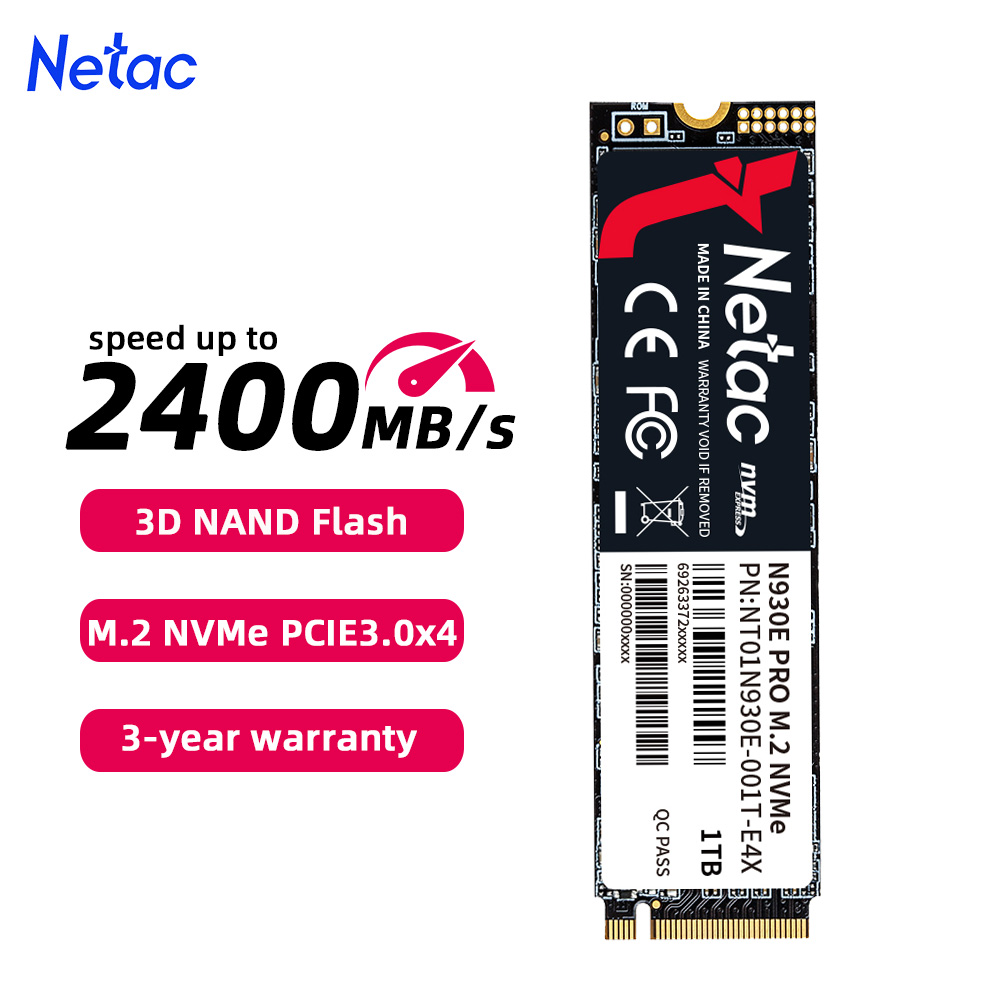 Netac NVMe SSD M.2 1TB 512GB 1 - огляд і ціна Ssd 500Gb